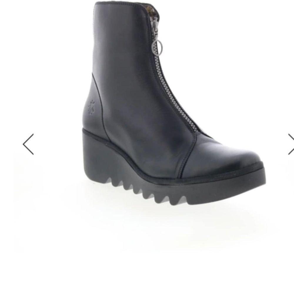 Fly London Boce Wedge Bootie size 40 Women size 9 - Picture 3 of 7